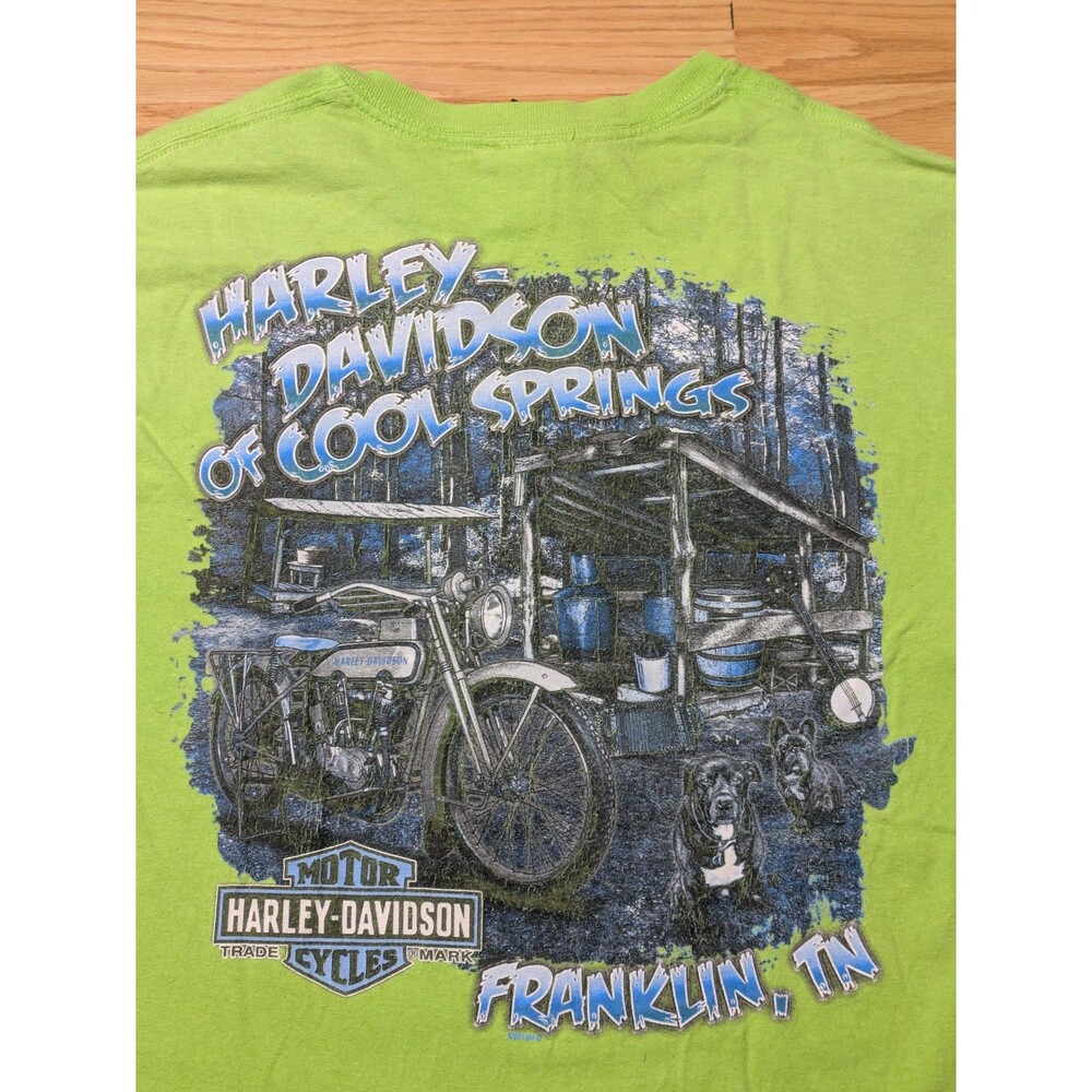 Harley Davidson Cool Springs Franklin Tennessee Motorcycle‎ T-Shirt Mens Medium